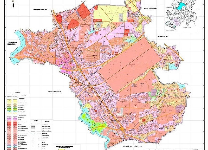Quy hoạch sử dụng đất huyện Long Thành đến năm 2030.