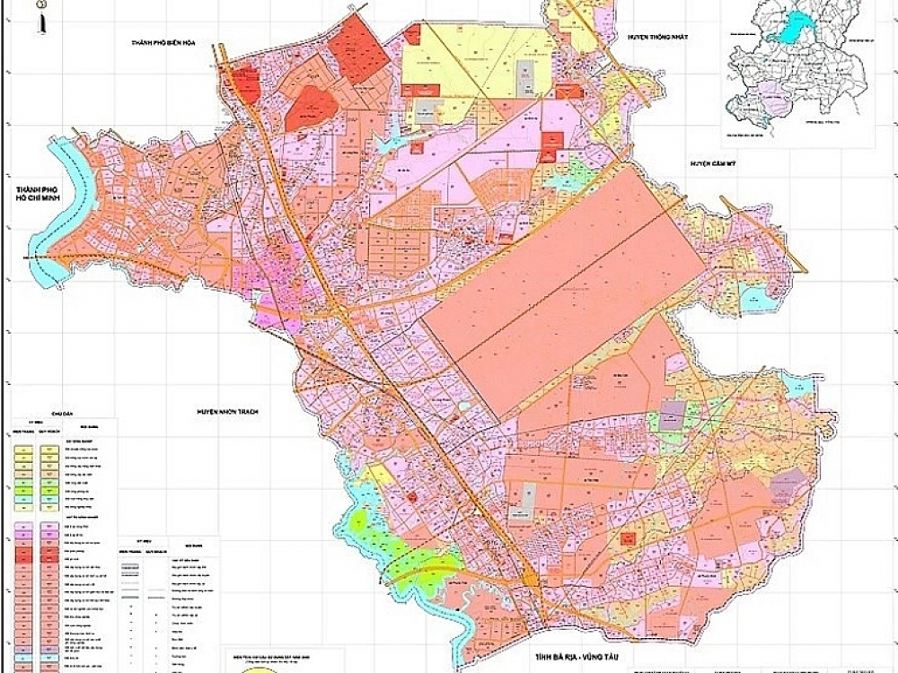 Quy hoạch sử dụng đất huyện Long Thành đến năm 2030.